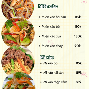 Mì xào - miến xào