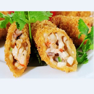 Chả giò cá hồi