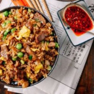 Cơm chiên thịt bò kiểu Nhật