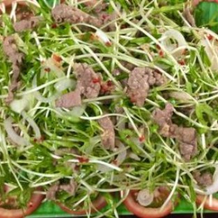 Gỏi bò cải mầm 