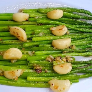Măng tây luộc/ xào tỏi/ xào bơ tỏi