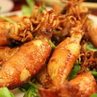 Mực chiên nước mắm